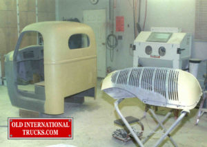Cab and grill in primer. <div class="download-image"><a href="https://oldinternationaltrucks.com/wp-content/uploads/2017/09/35.jpg" download><i class="fa fa-download"></i> <span class="full-size"></span></a></div>