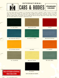 1965-Standard Colors