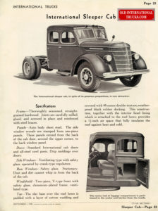 1938 International sleeper cab. D model (1)