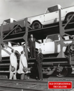 1962 scouts on rail car