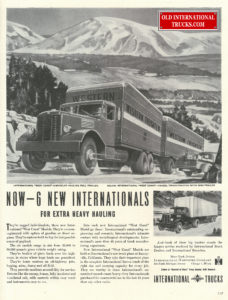 1948 now 6 new internationals for extra heavy hauling