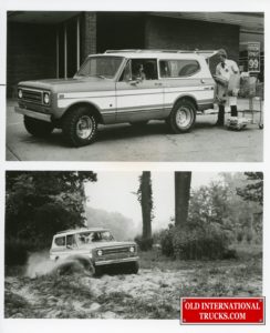 International Scout II for 1977 has 82 cu. ft. capacity cargo ar