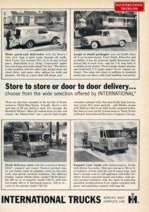 1961 store to store or door to door delivery